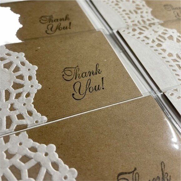 Special Doily Thank You Card Bundle Set of 6 - Picture 11 of 12